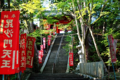 Bishamondo temple near Kyoto.