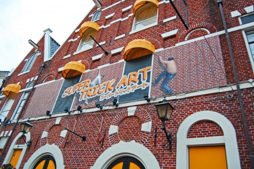 Atracción Trick Art de Huis Ten Bosch, parque temático holandés en Nagasaki