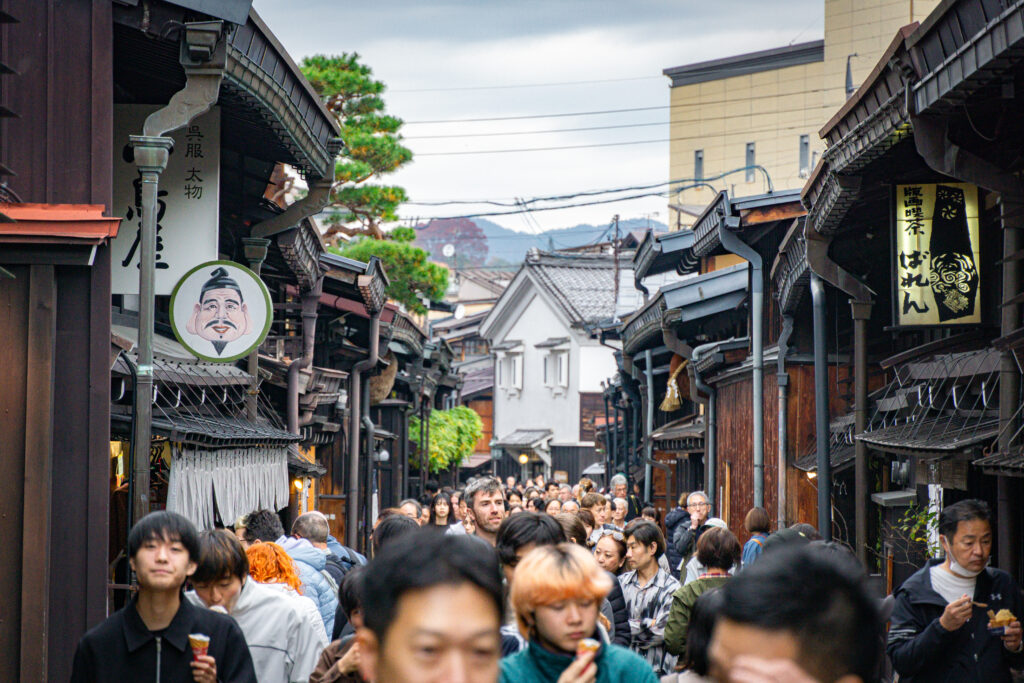 Una calle en Takayama