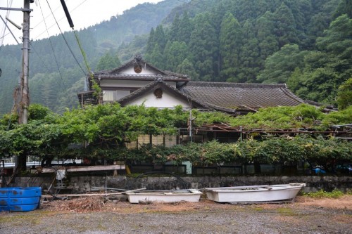Casa de estilo tradicional japonés en Saiki, Oita.