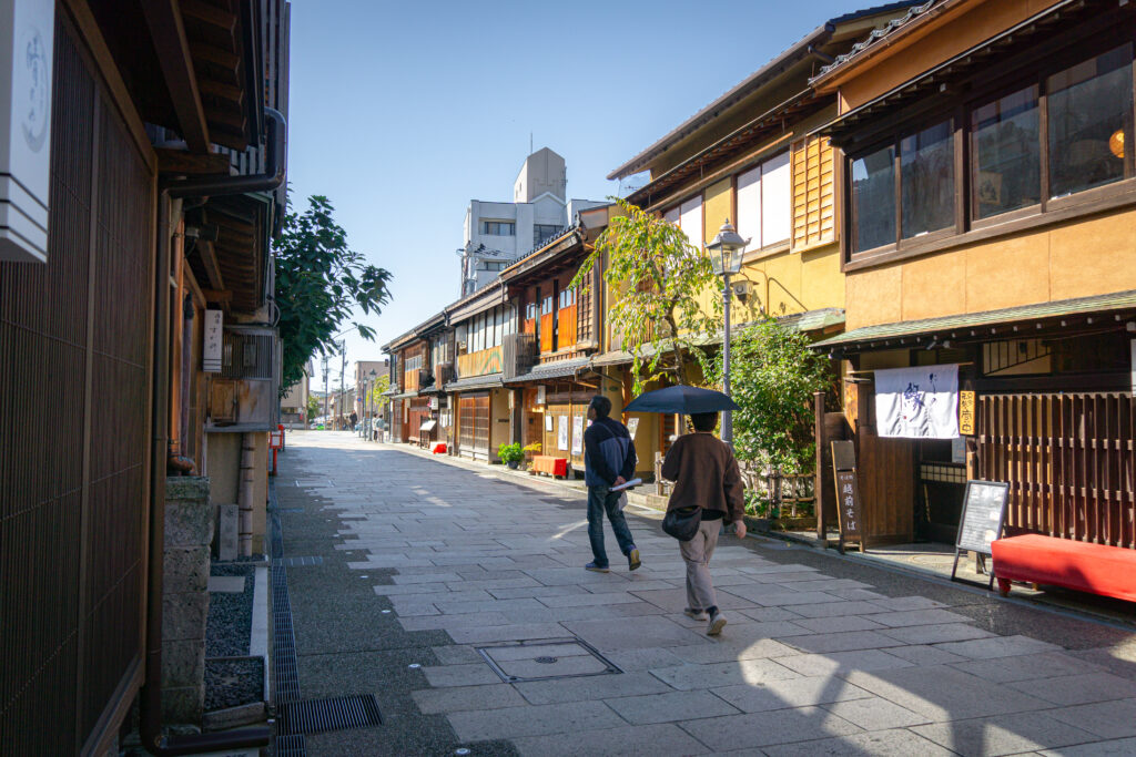 Un antiguo barrio de geishas en Kanazawa