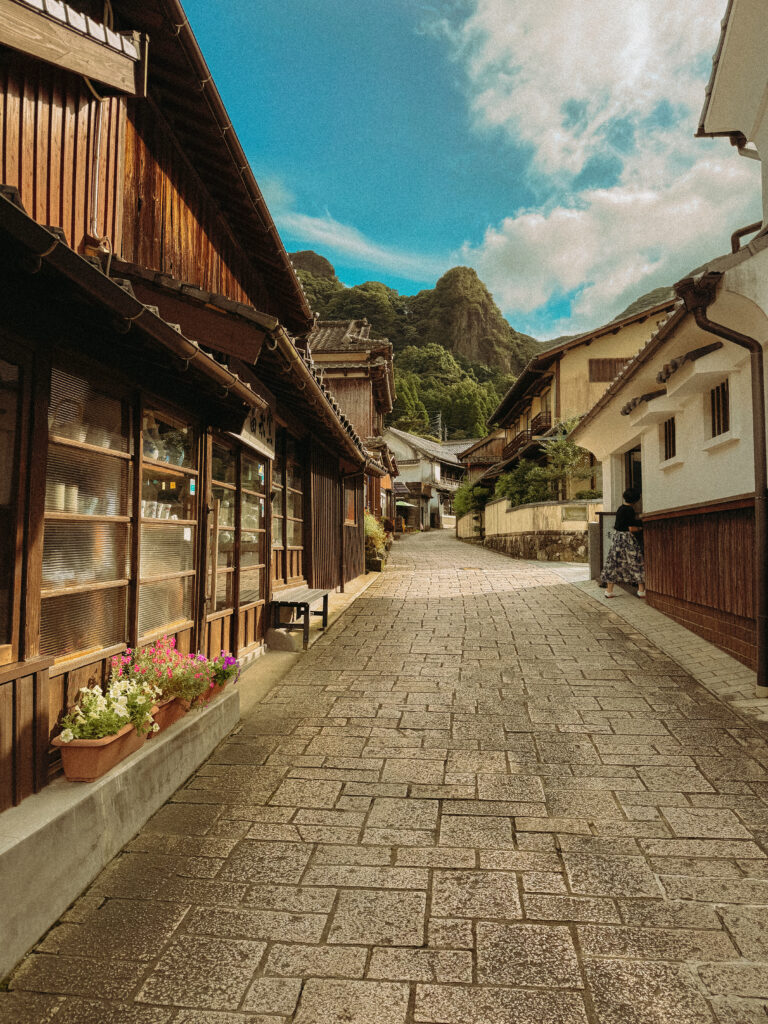 Una calle de Okawachiyama