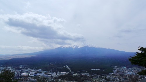 Vue sur le mont Fuji 