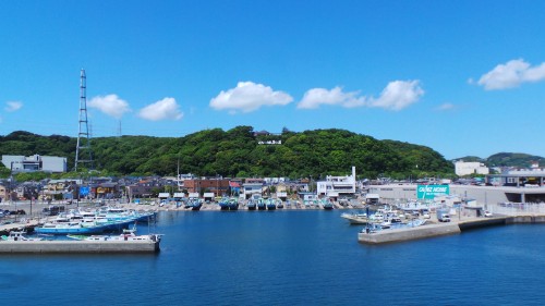 Le port de Kurihama où j’ai pris un ferry pour Nokogiriyama