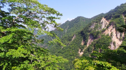 La montagne autour des chutes de Kegon à Nikko
