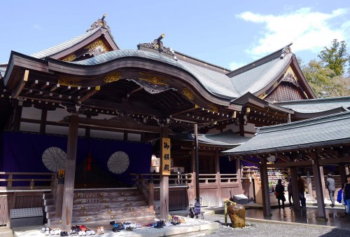 Naikuu, le sanctuaire "intérieur" d'Ise dédié à Amaterasu, déesse du soleil