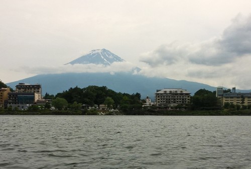 Vue du mont Fuji depuis le lac de Kawaguchiko
