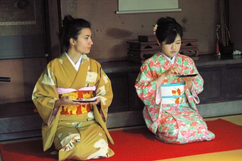 Tea ceremony in Izumi