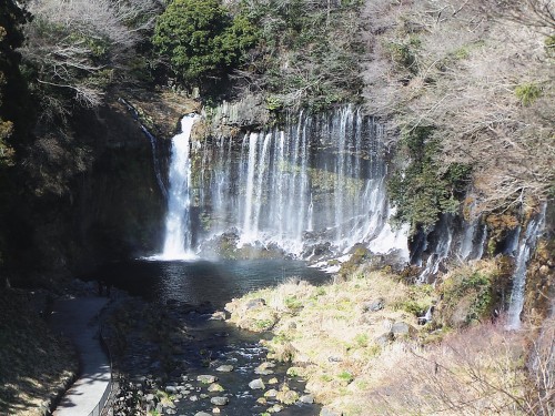 The wonderful Shiraito Falls in Shizuoka Prefecture