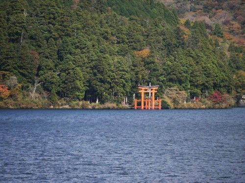 Lac Ashi, Hotel Prince Hakone, Seibu, Mont Fuji, Japon, Tori