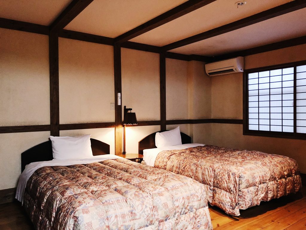 Ryokan pittoresque au Japon