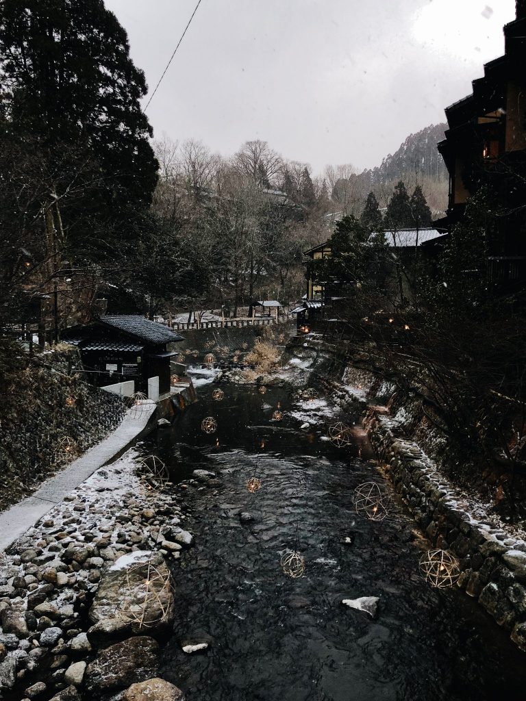 Kurokawa onsen l'hiver