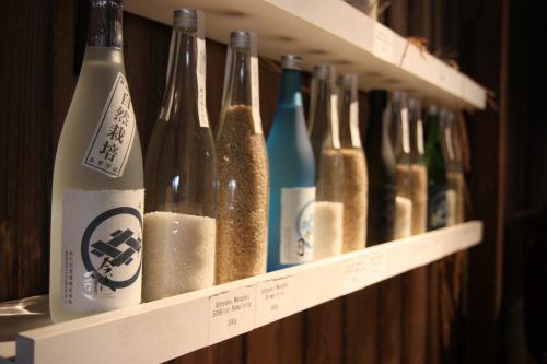 Le célèbre saké de Niigata, Japon