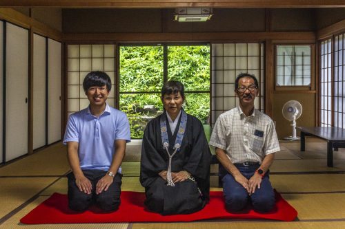 The welcoming tour guides of Nakatsugawa, Gifu Prefecture, Japan