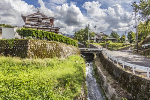 Landscapes of Nakasendō, Gifu Prefecture, Japan