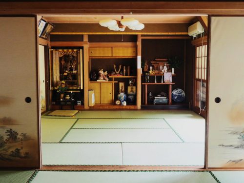 Maison traditionnelle à Usuki, Oita, Kyushu, Japon