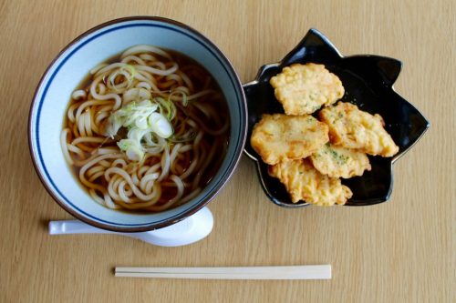 Asahidake, Hokkaido : soba et toriten au restaurant de la station de téléphérique