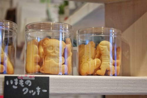 Gâteaux en forme d'animaux dans la boulangerie Tan Tan à Ojika