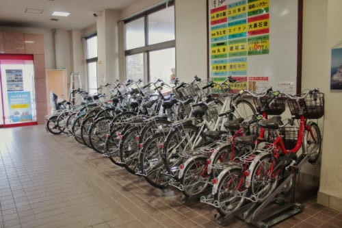 Location de vélos au terminal de ferry d'Ojika