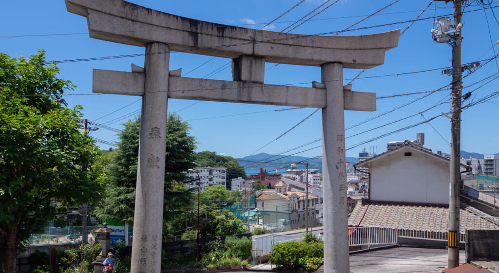 Kure depuis les hauteurs