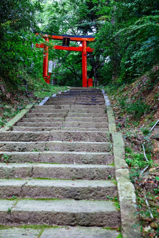 Sanctuaire Atago dans le Tohoku