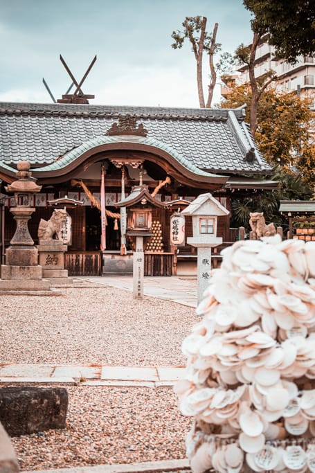 Sala principale. Santuario di Himejima, Osaka