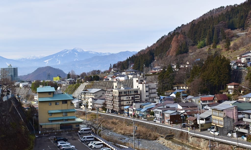 Panoramica di Shibu Onsen