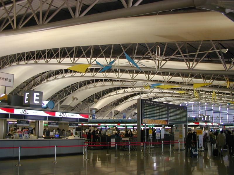 Area partenze all'Aeroporto Internazionale del Kansai 