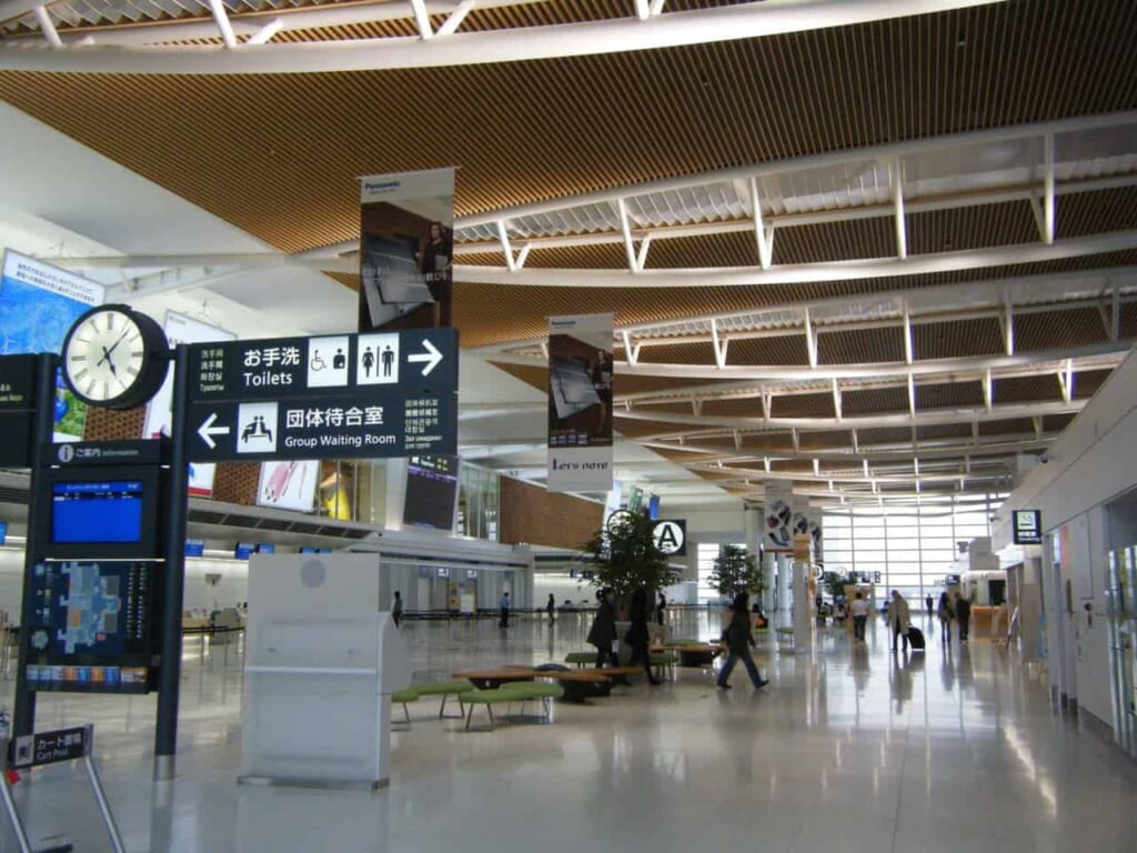 Area partenze all'Aeroporto di Shin-Chitose