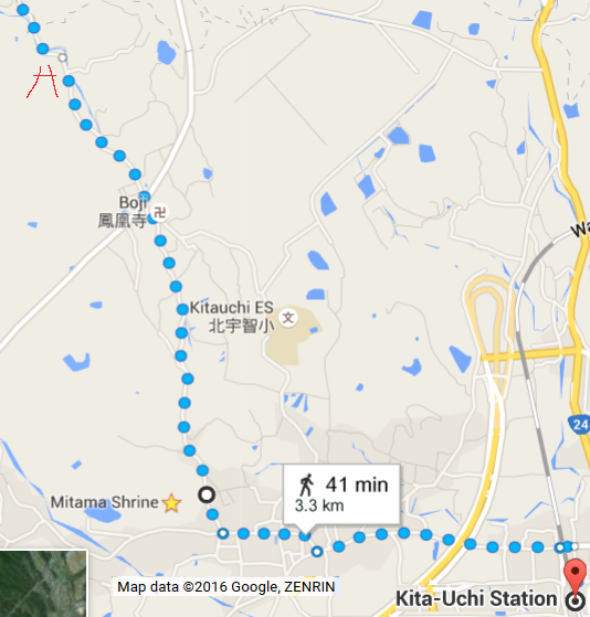 map of Hiking Mount Kongo, Osaka