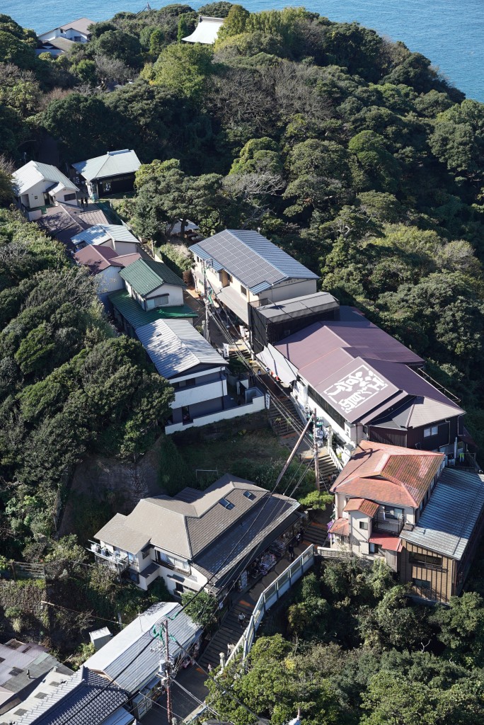 Day-trip: Enoshima town arial view