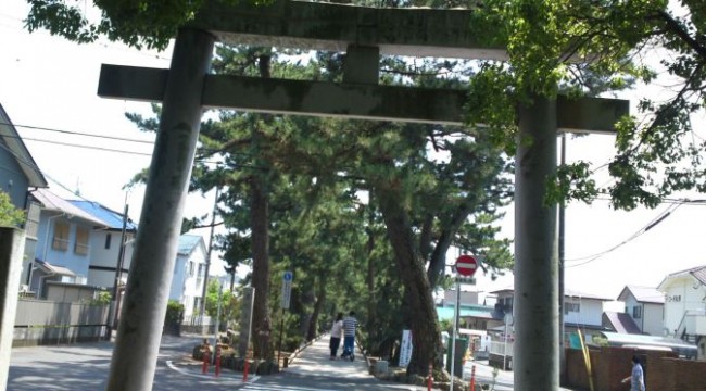 The Legend of Hagoromo in Miho Beach Pine Forest, Shimizu