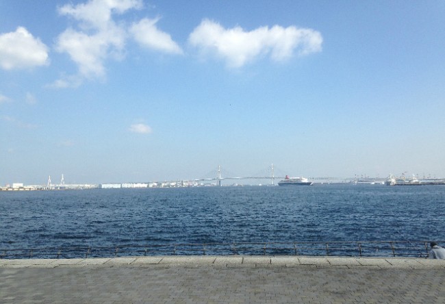 Minato port view from park, Yokohama port