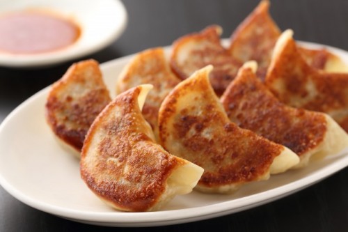 Aithough Gyoza seemingly reminds us chinese food,it's cooked first time in Japan