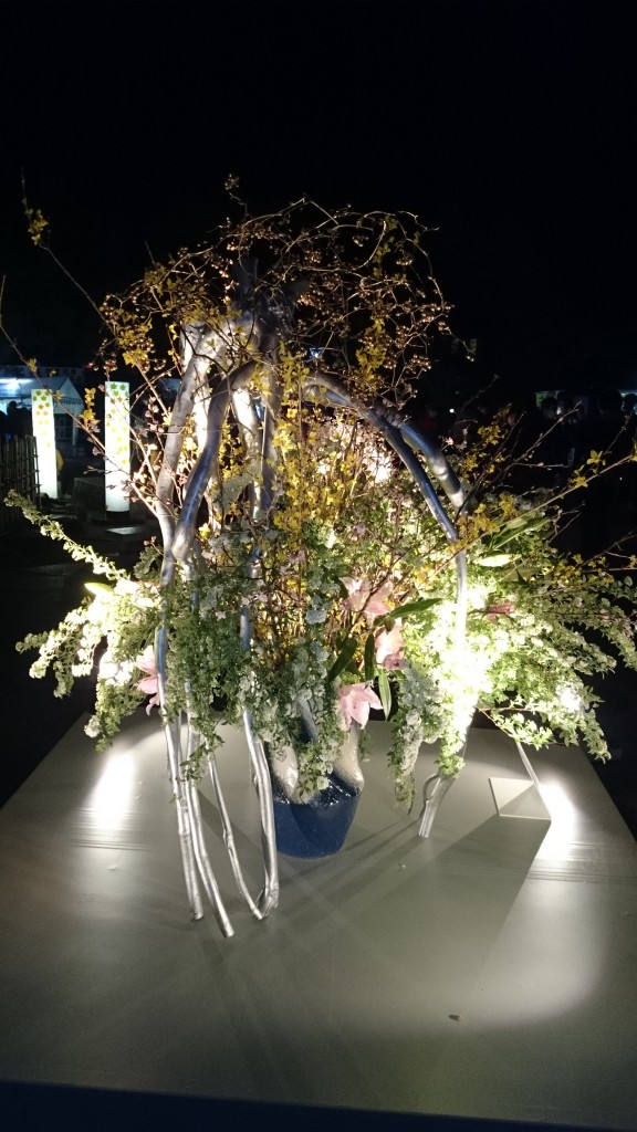 Kyoto Higashiyama Hanatouro Festival is held at various Temple, Ikebana display