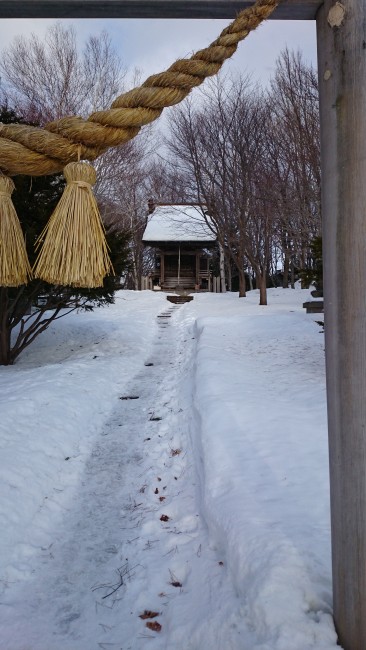 Shinto shrine in the museum village