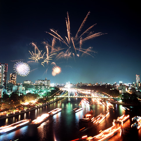 As a final touch, almost every festival in Japan ends with bursts of fireworks