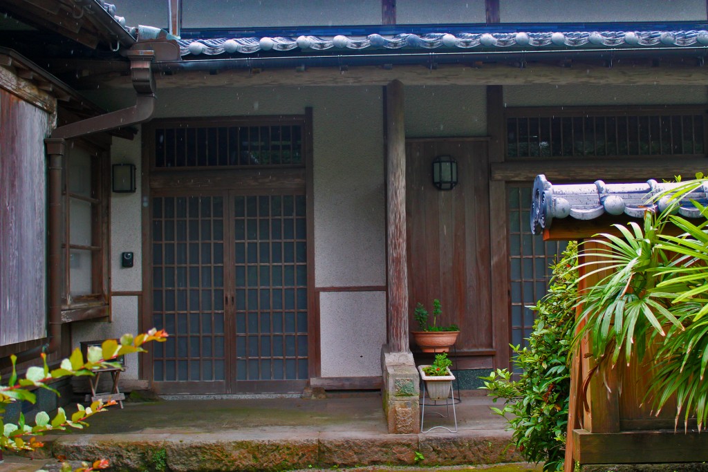 Entrance of a house in Chiran with samurai heritage.