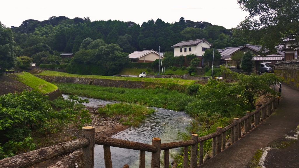 River at the heritage samurai village of Chiran.