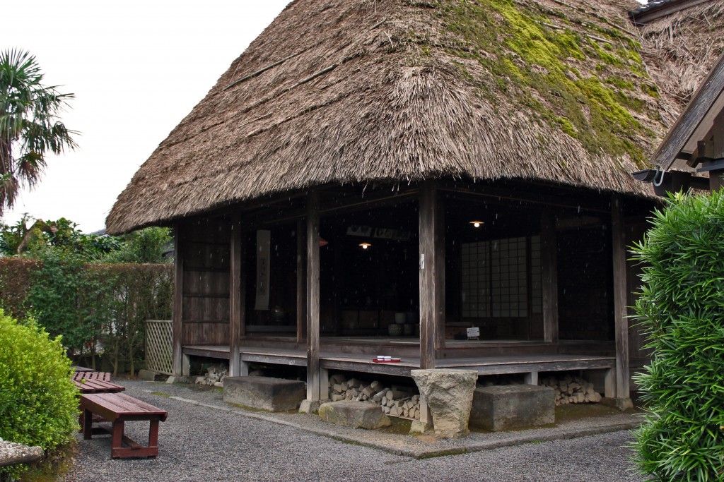 Tea house in the samurai heritage village of Chiran.