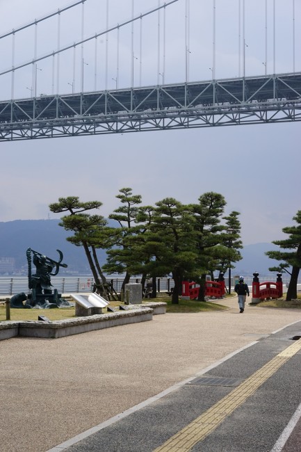 Kanmon bicycle path in Kyushu