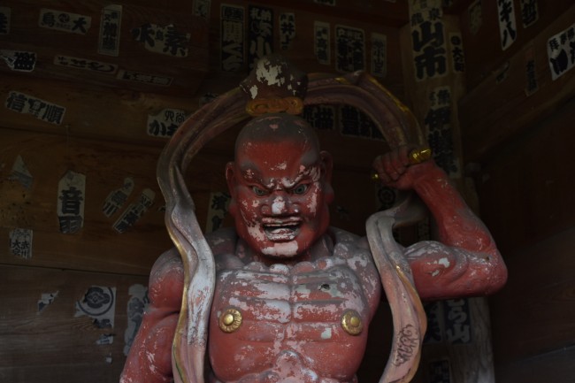 Statue of a God in Sugimoto-dera, a Buddhist temple in Kamakura.