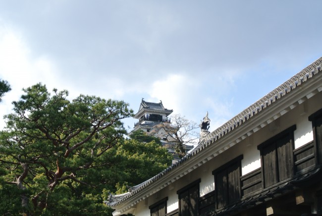 Kochi Castle with architecture rooted in Japanese history.