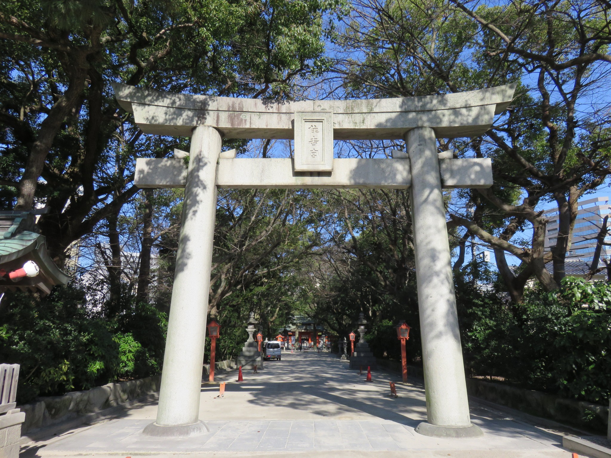 Shrine of peace and nature, Sumiyoshi in Hakata, Fukuoka