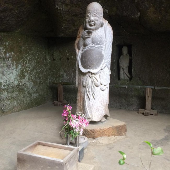 Smiling Buddha, Jochiji temple, Kamakura