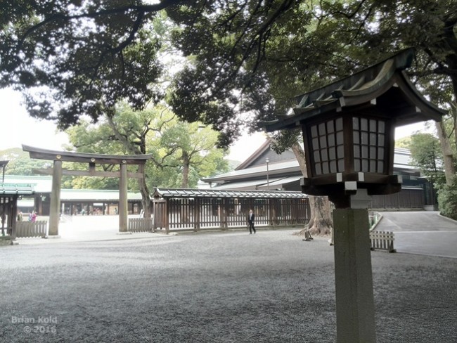 Meiji Shrine grounds in Tokyo