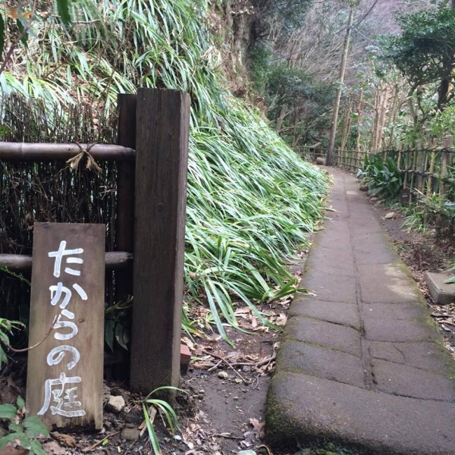 The art gallery nature portal, Takaranoniwa off Daibutsu hiking course, Kamakura