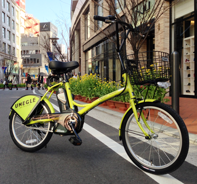 Enjoy Osaka cycling with Umeda's trusty rental bicycle 