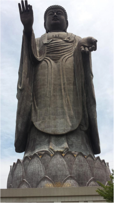 great Buddha statue in Ibaraki Japan