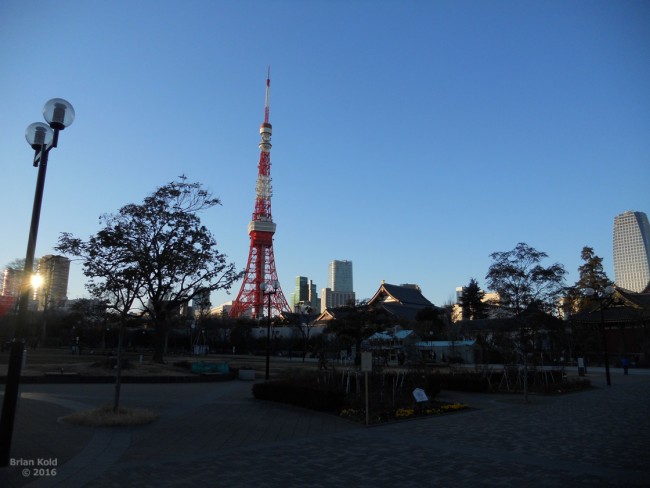 Tokyo Tower and Zojoji temple